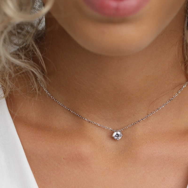 1025 1(1)silver Necklaces