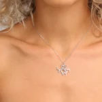 1043(2)silver Necklaces