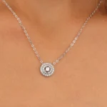 1063(2)silver Necklaces