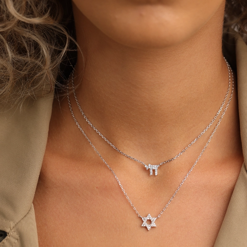 1190(5)silver Necklaces